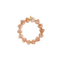 Pre-order | Armband | Chunky hearts | Peach