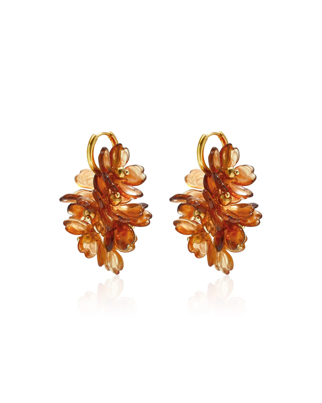 Oorbellen | Autumn bloom | Goud