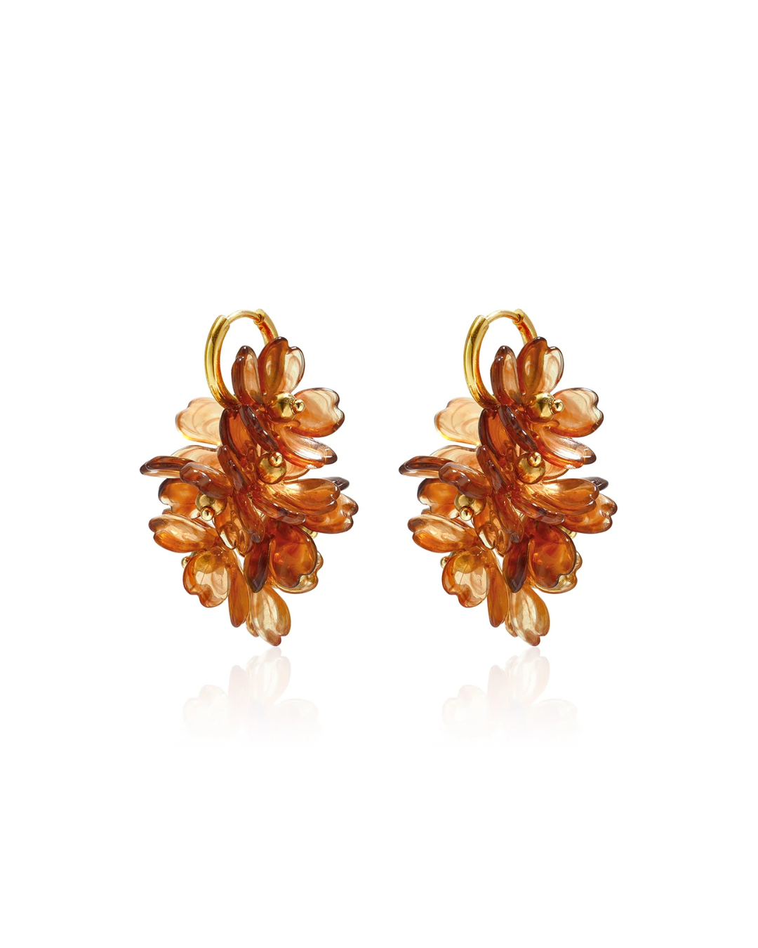 Oorbellen | Autumn bloom | Goud