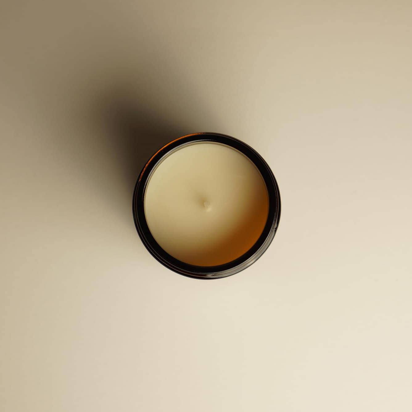 Geurkaars in glazen pot | Dark amber