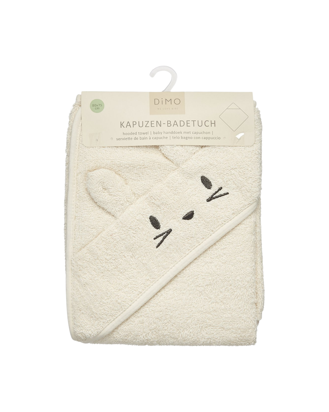 Baby badcape | Konijntje