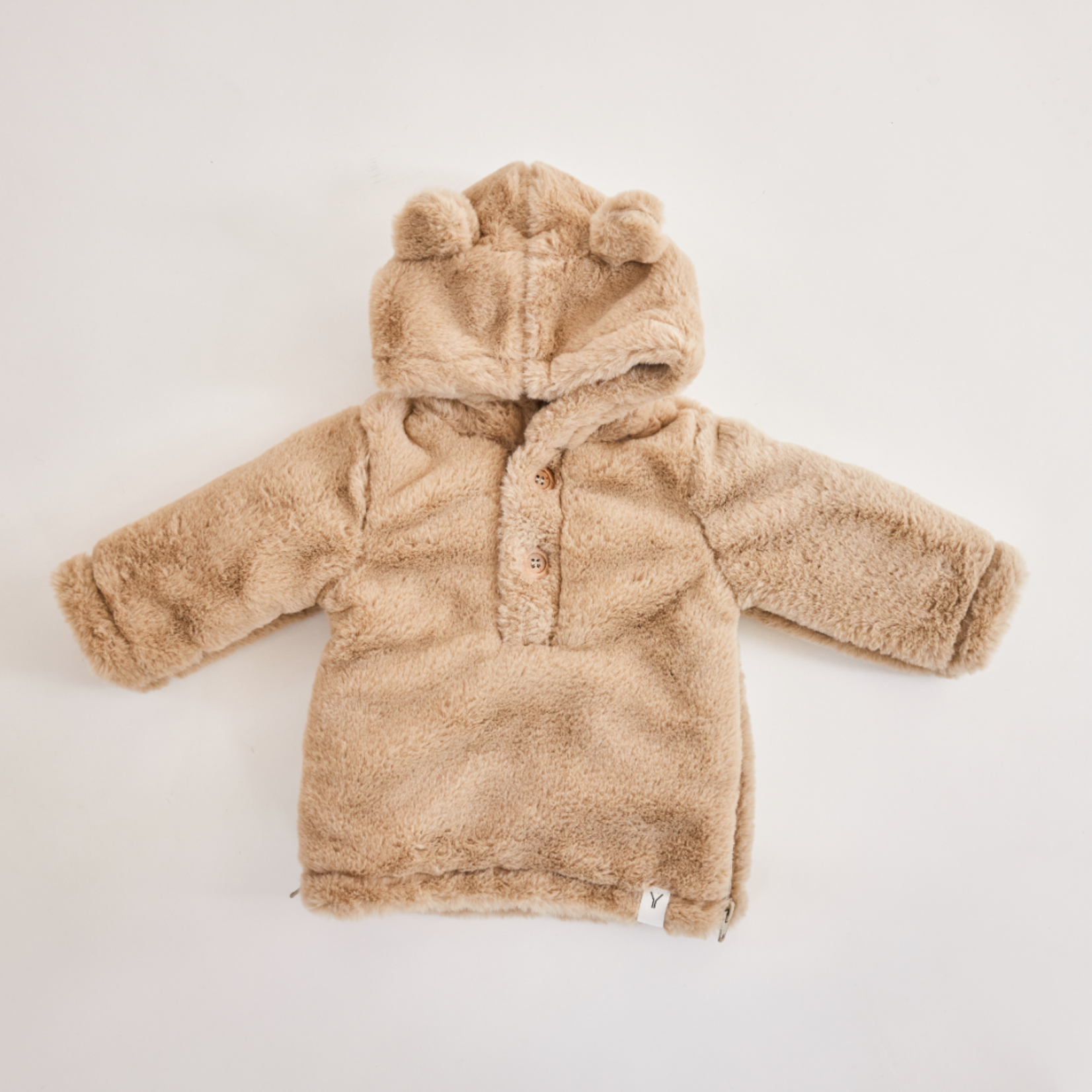 Fluffy jasje | Novy | Bruin