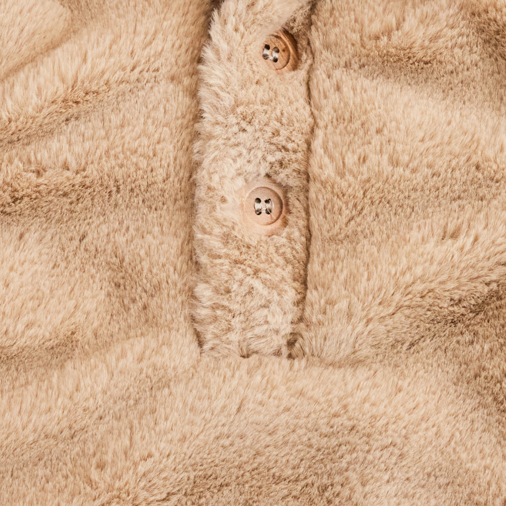 Fluffy jasje | Novy | Bruin