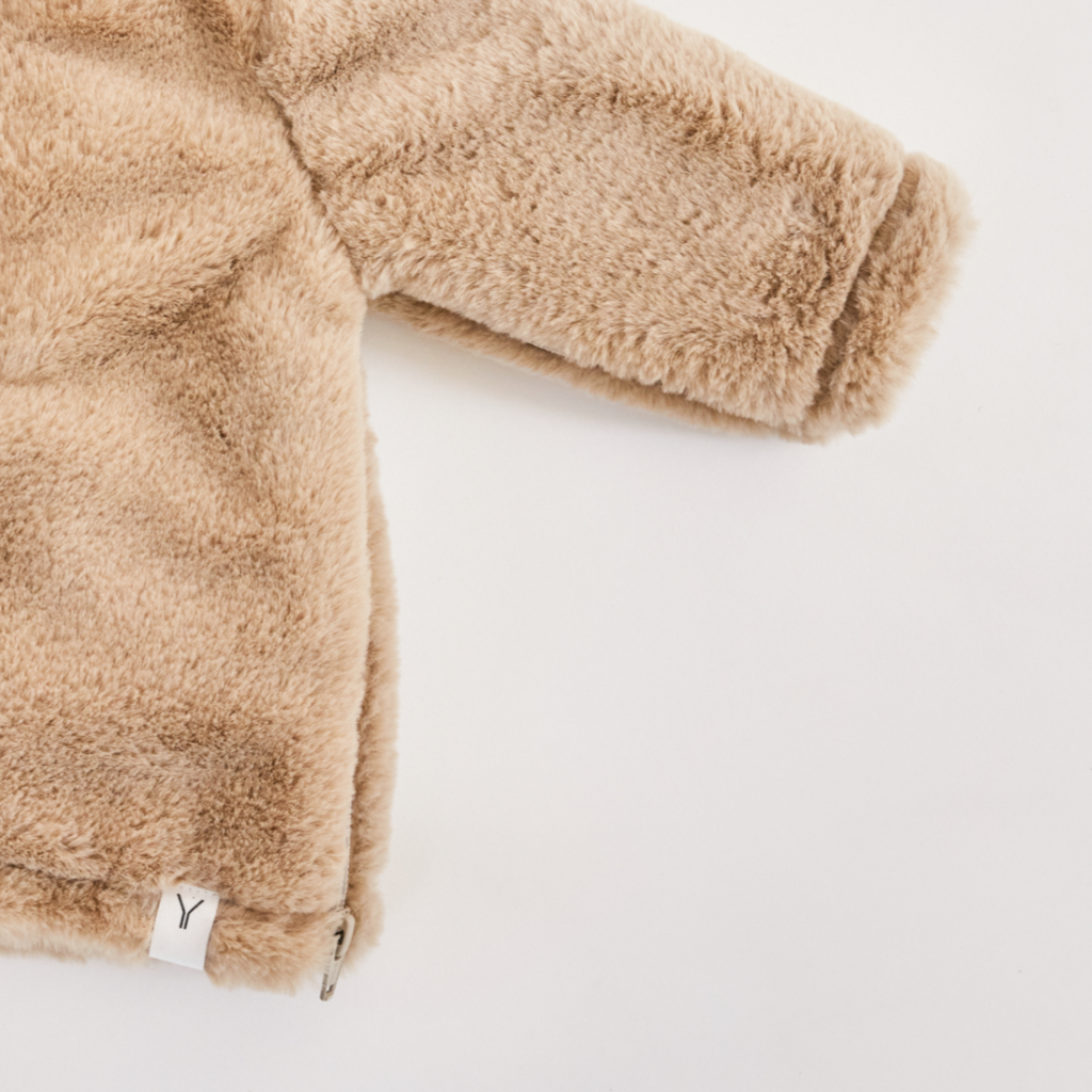 Fluffy jasje | Novy | Bruin