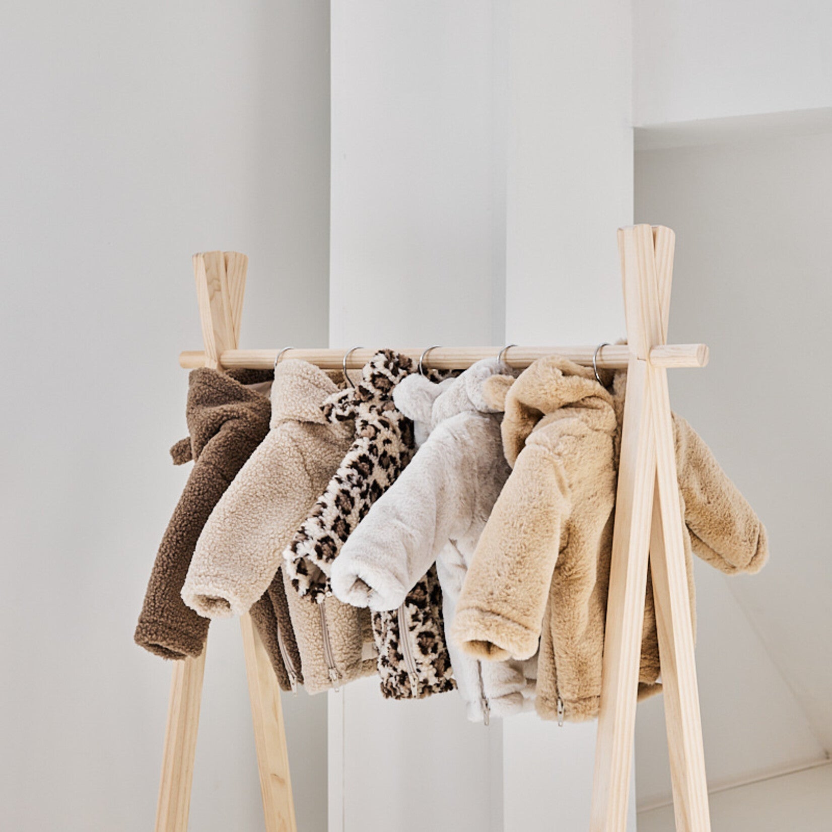 Fluffy jasje | Novy | Bruin