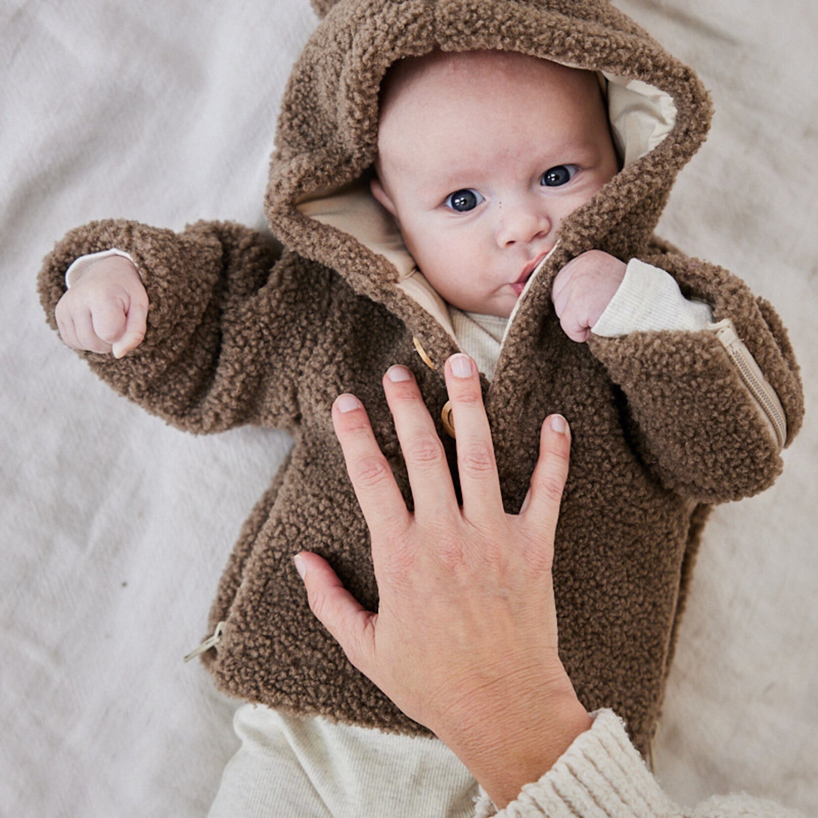 Teddy jasje | Novy | Donkerbruin