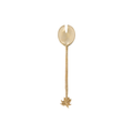Messing saladevork | Palm tree | Goud