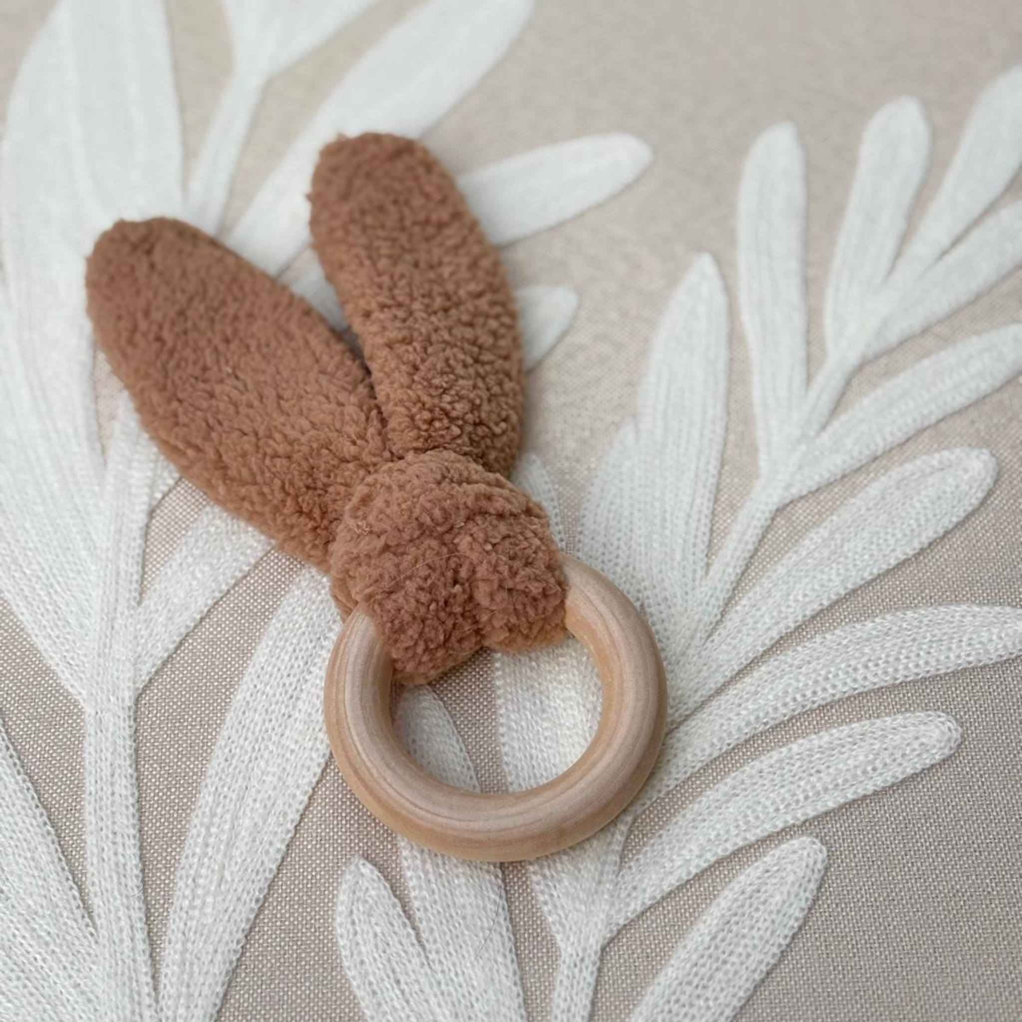 Bijtring teddy | Bruin