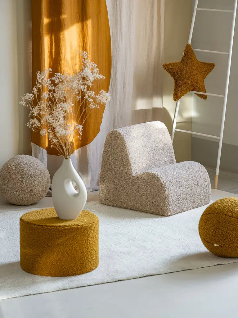 Kinder loungestoel | Cloud | Biscuit
