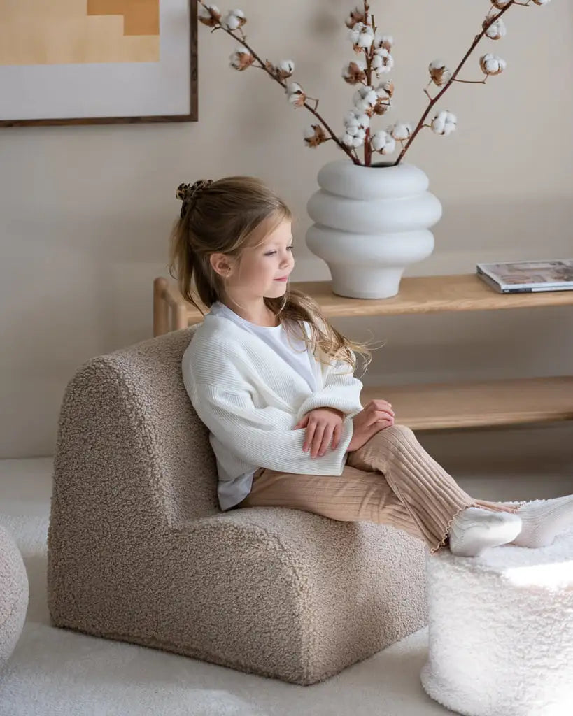 Kinder loungestoel | Cloud | Biscuit