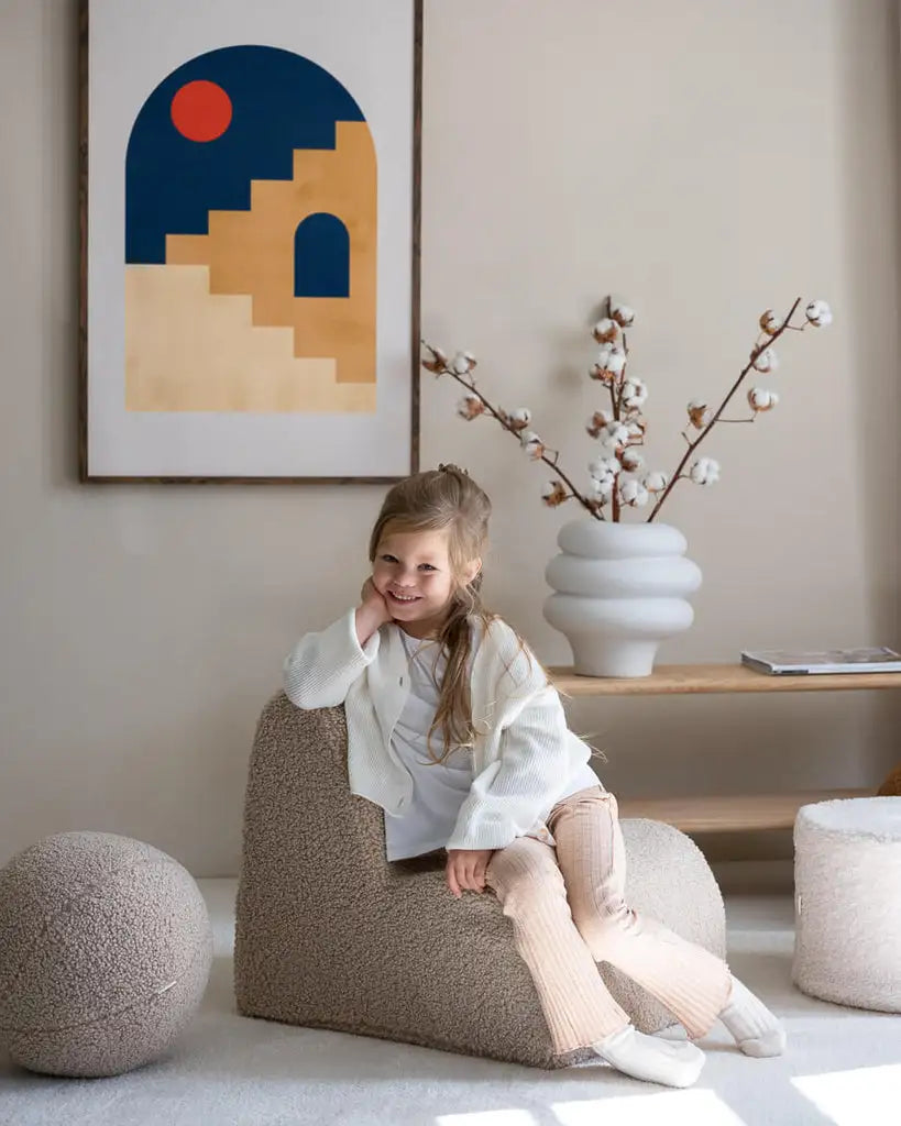 Kinder loungestoel | Cloud | Biscuit