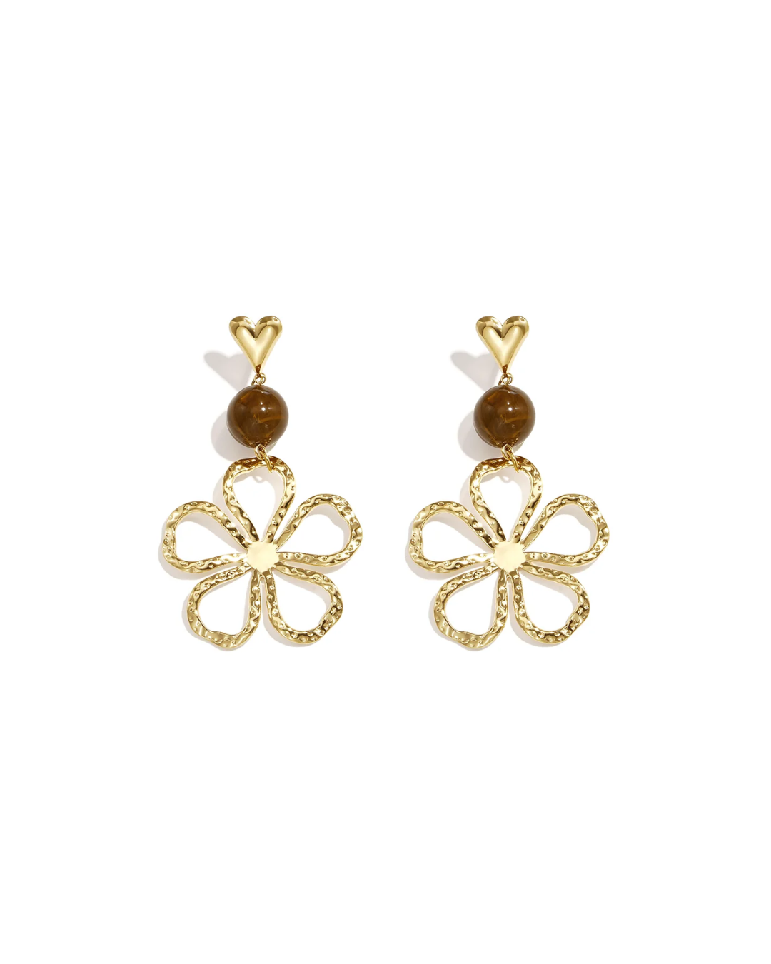 Oorbellen | Blooming heart | Diverse kleuren