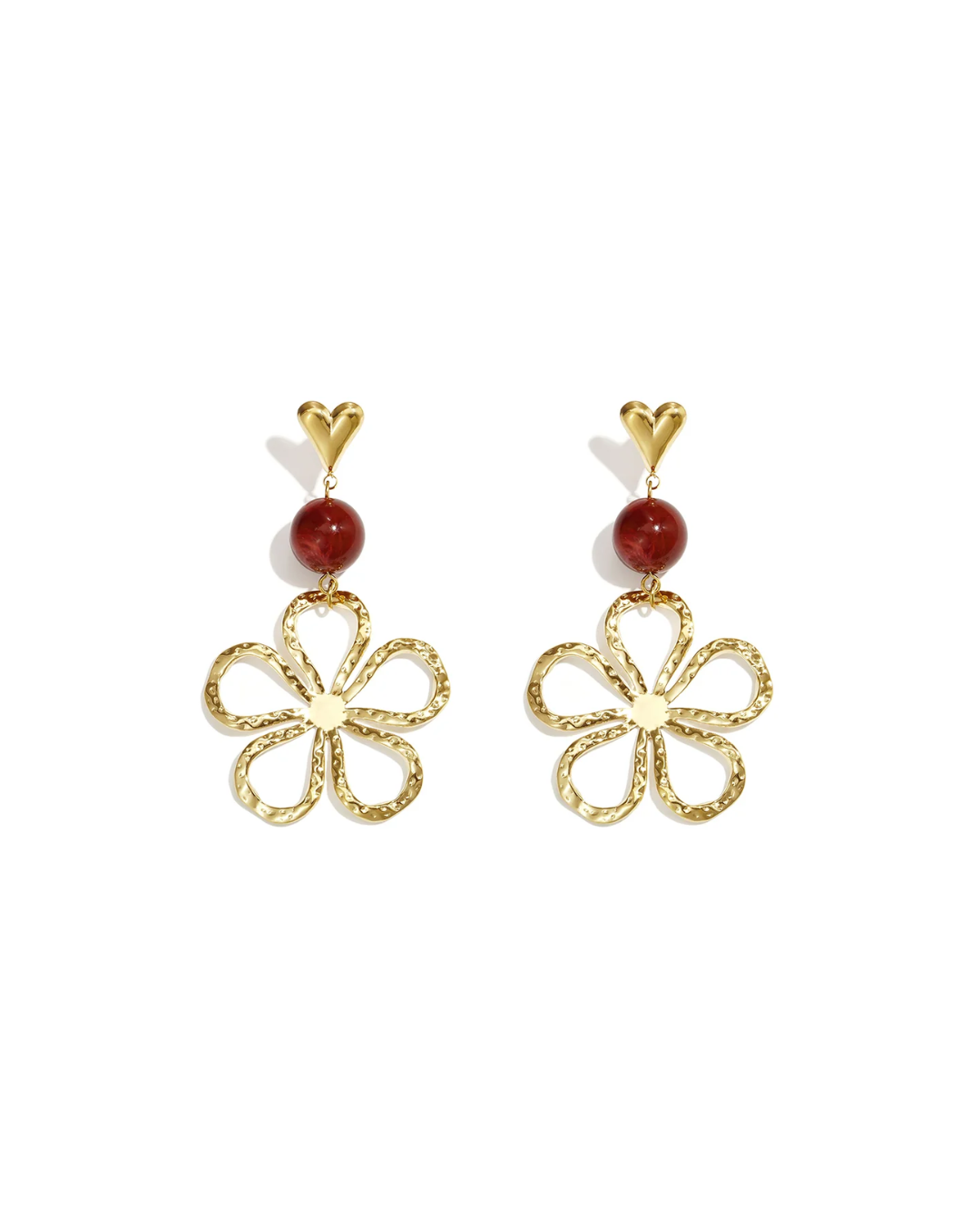 Oorbellen | Blooming heart | Diverse kleuren