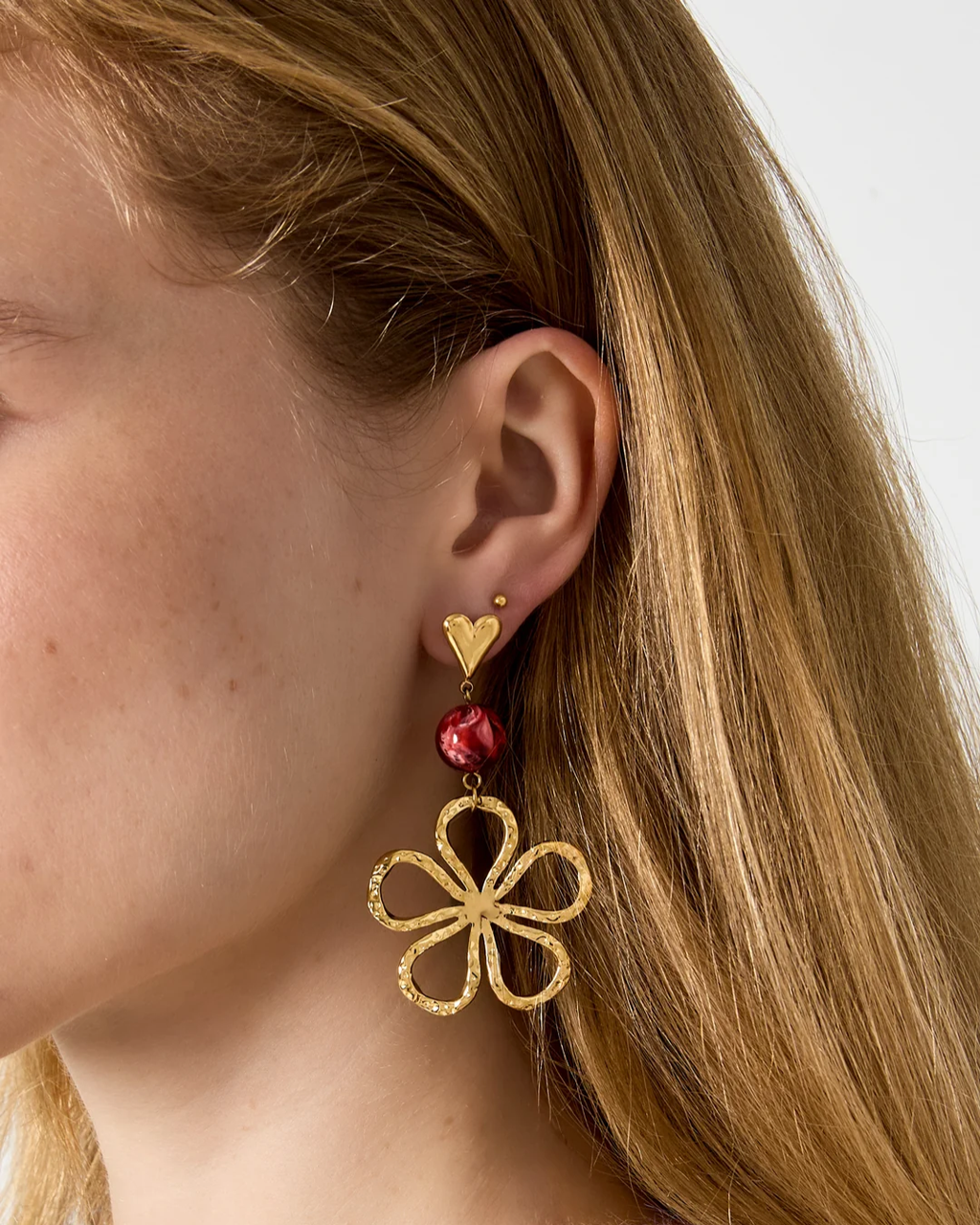 Oorbellen | Blooming heart | Diverse kleuren