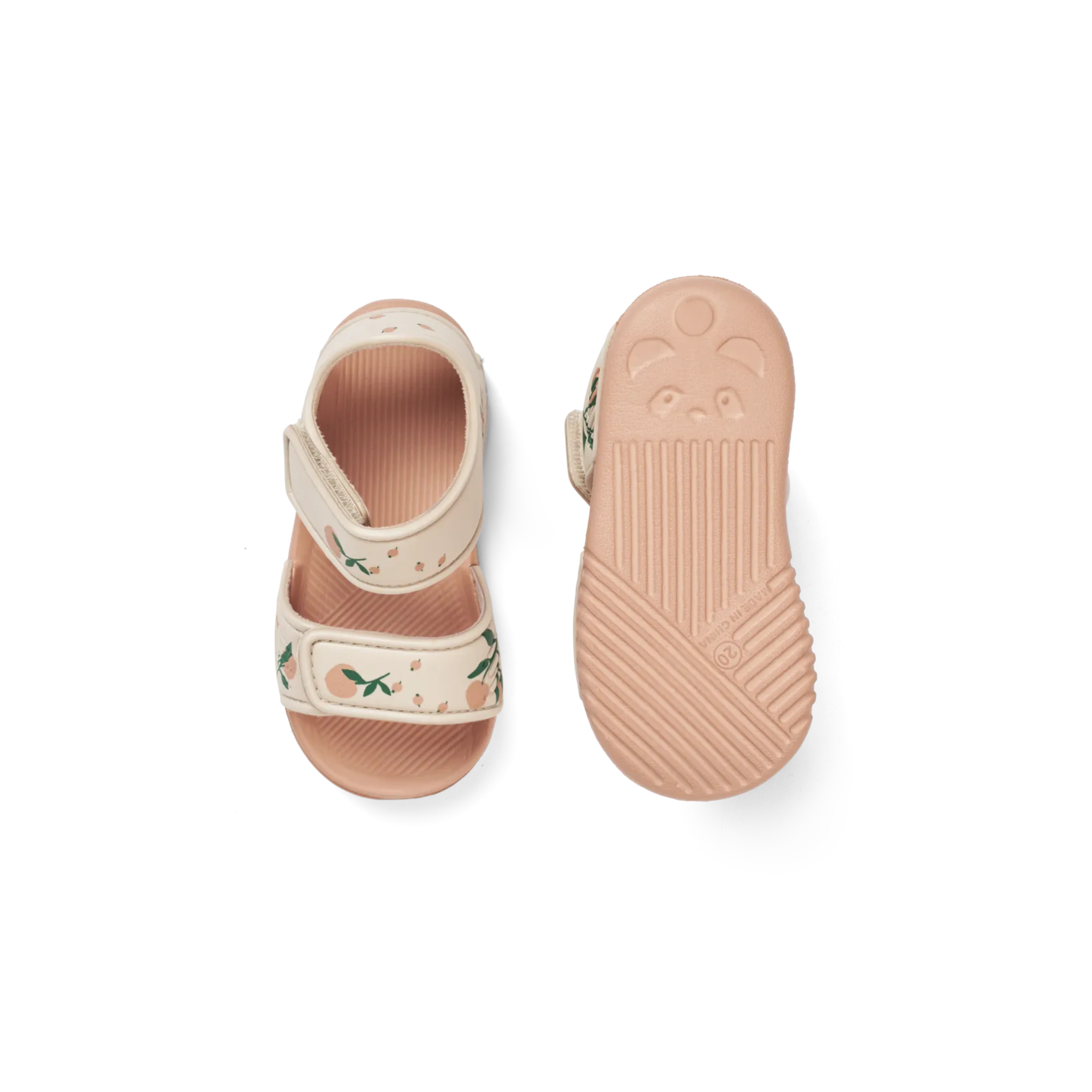 Pre-order | Blumer sandalen | Peach & sea shell