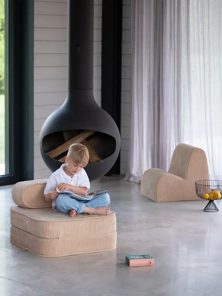 Kinder loungestoel | Cloud | Brown Sugar