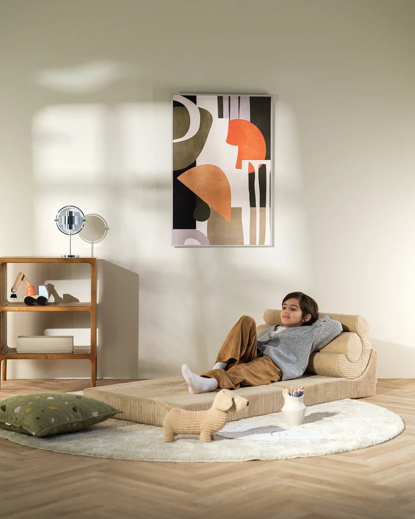 Kinder loungestoel | Flipster | Brown Sugar