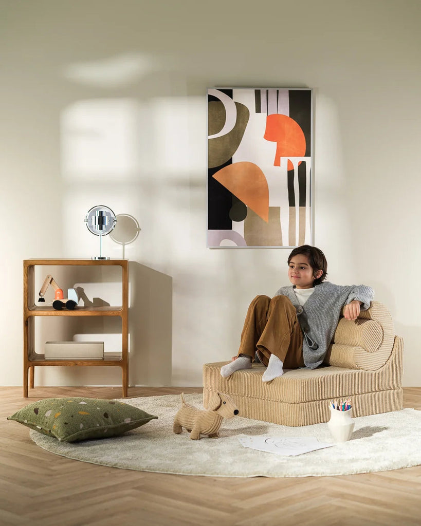 Kinder loungestoel | Flipster | Brown Sugar