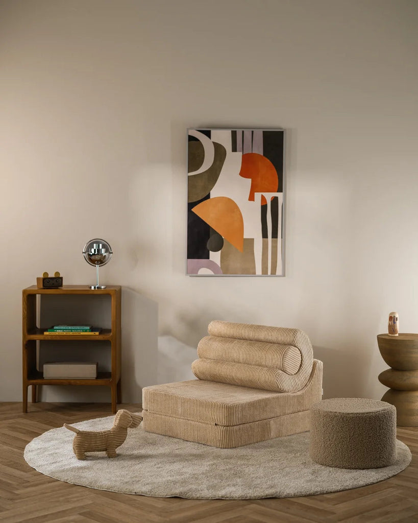 Kinder loungestoel | Flipster | Brown Sugar