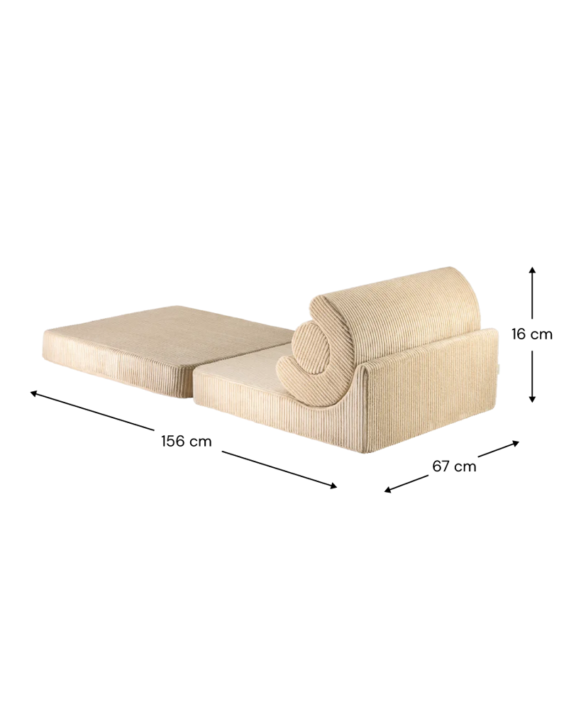 Kinder loungestoel | Flipster | Brown Sugar