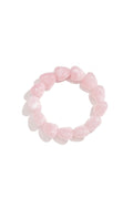 Beaded bracelet with large heart beads