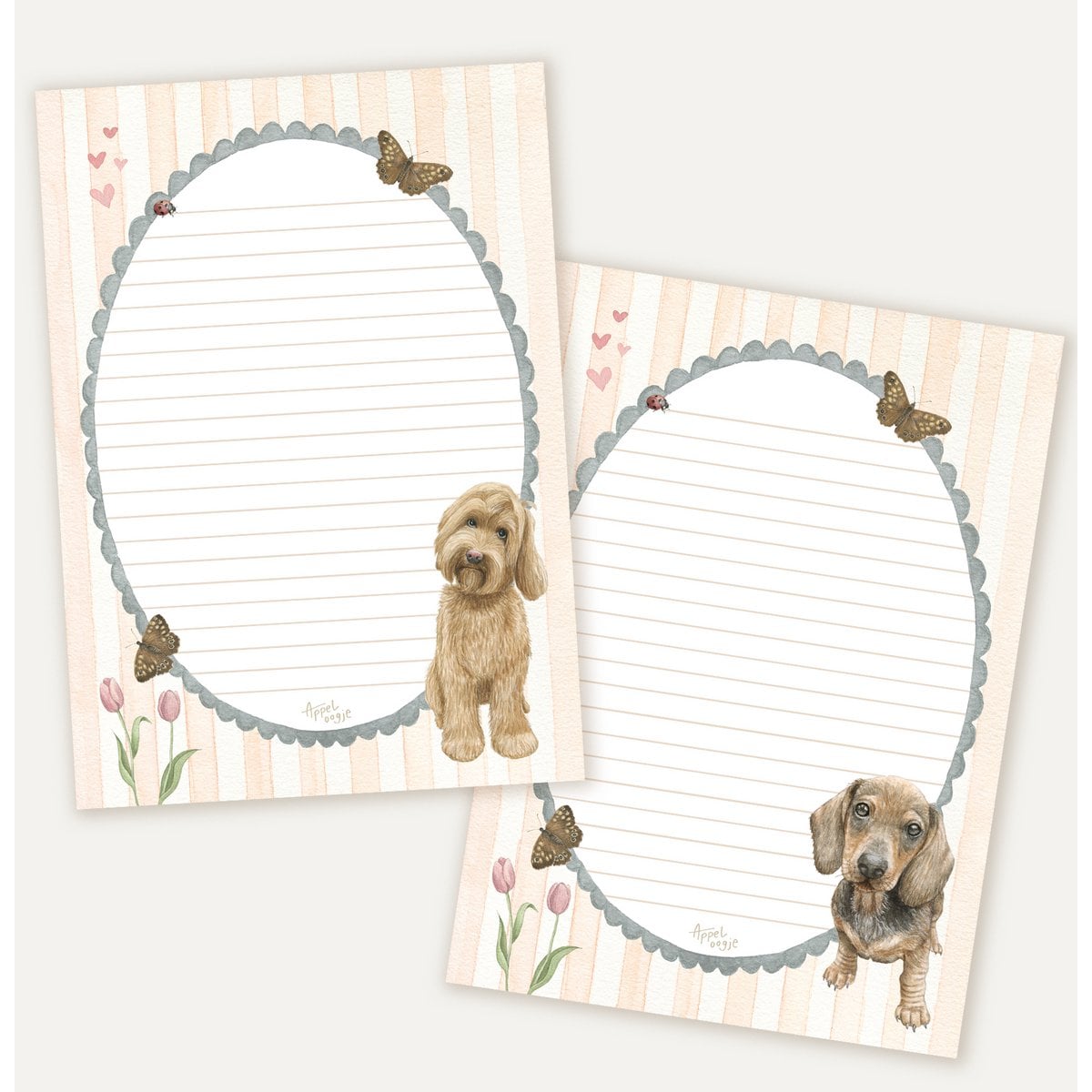 Notitieblok | Labradoodle & teckel | A5
