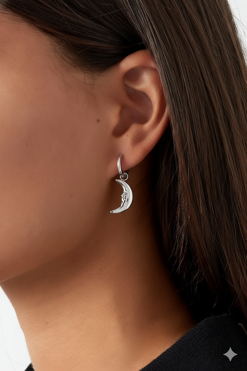Oorbellen | Moonlight | Zilver