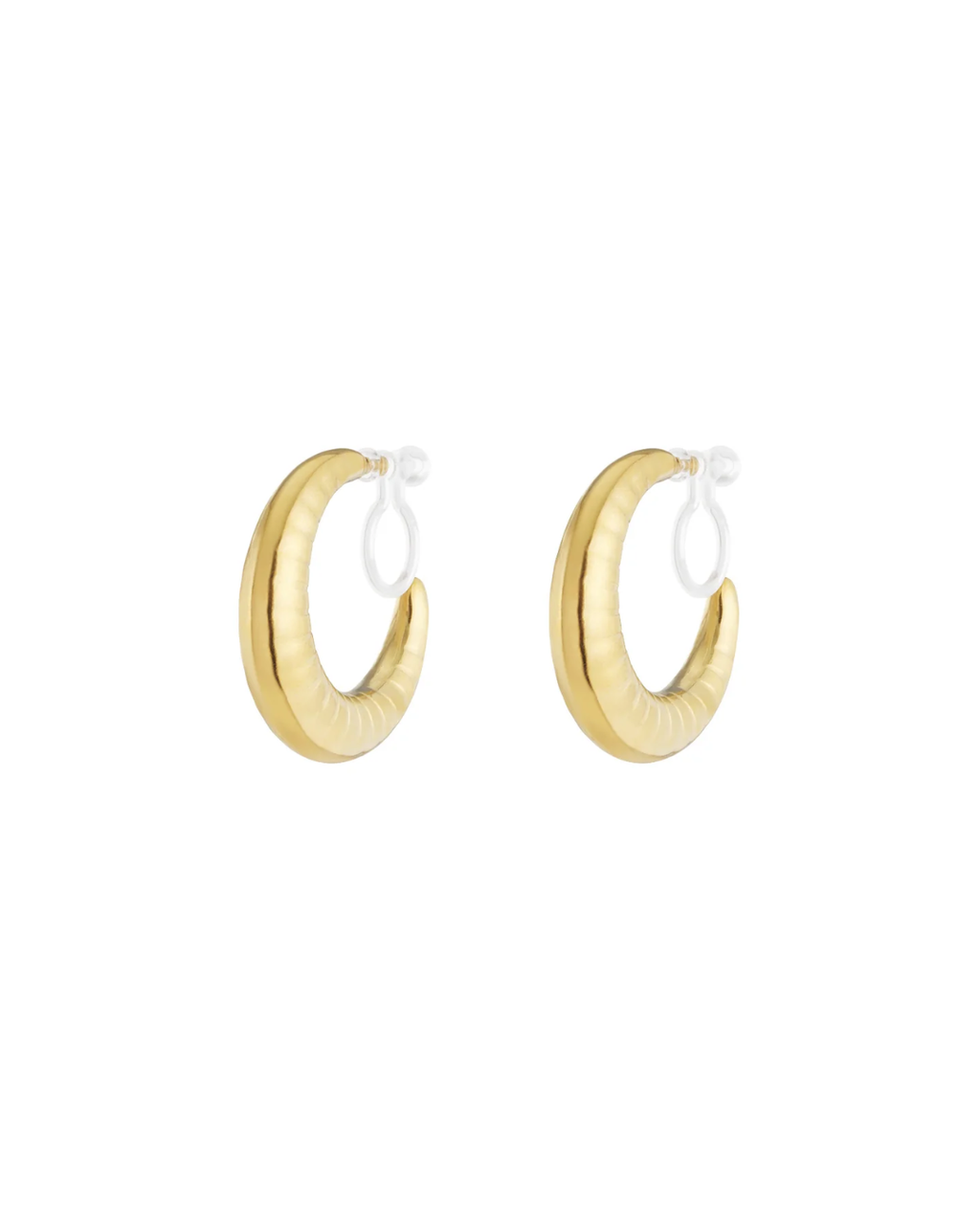 Clip oorbellen | Bold relief | Goud & zilver