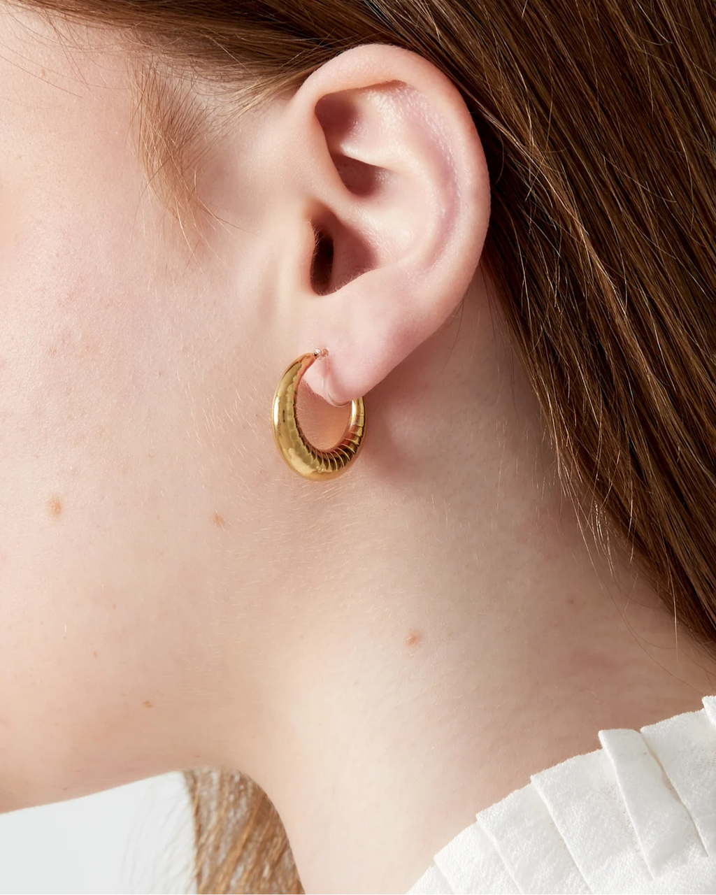 Clip oorbellen | Bold relief | Goud & zilver