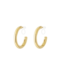 Clip oorbellen | Classic hoop | Goud & zilver