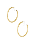 Clip oorbellen | Classic  hoop | Ø 4 cm | Goud & zilver