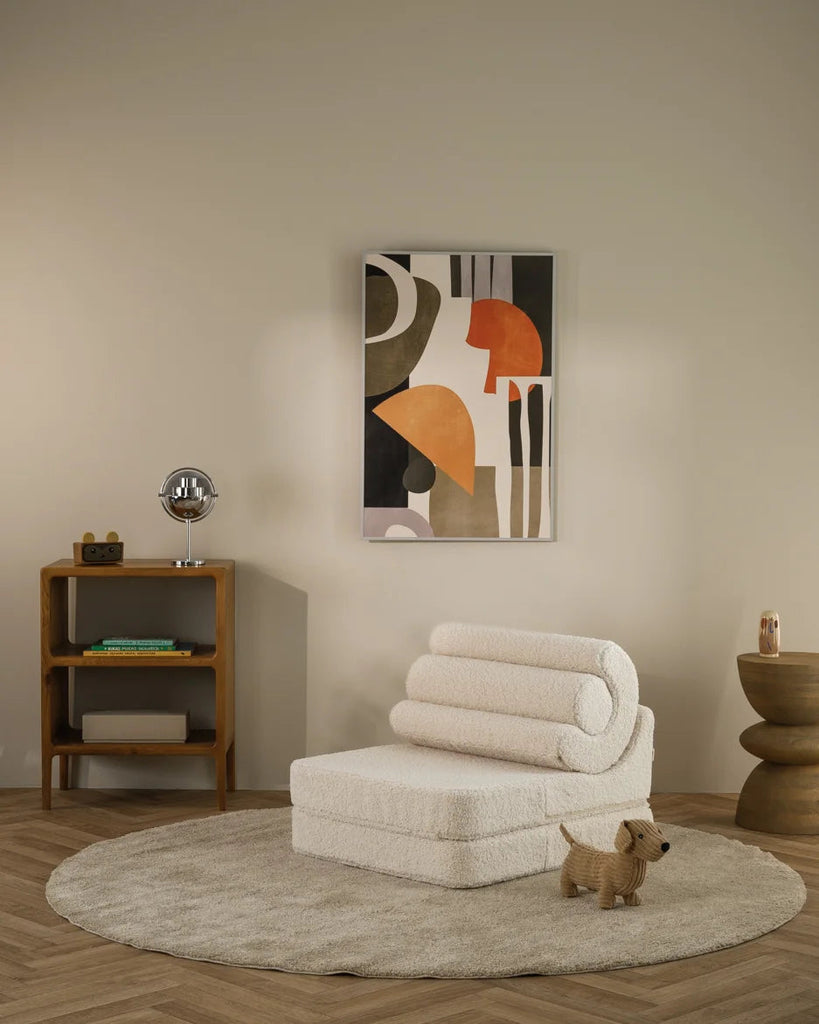 Kinder loungestoel | Flipster | Cream