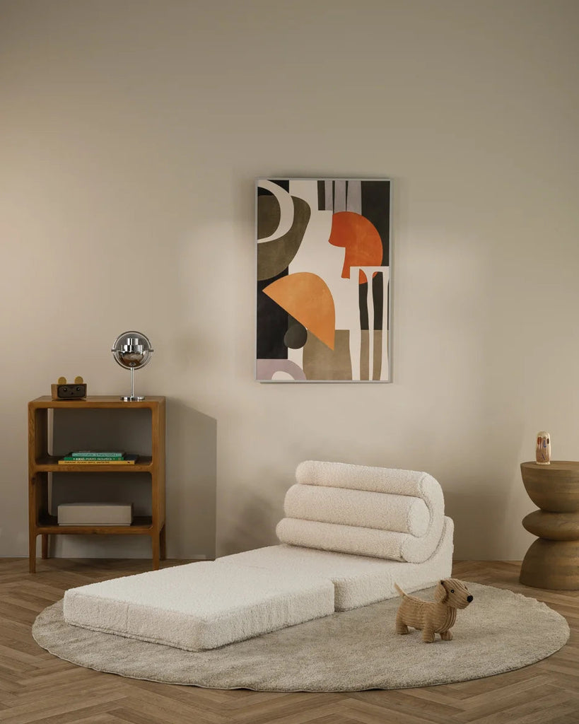 Kinder loungestoel | Flipster | Cream