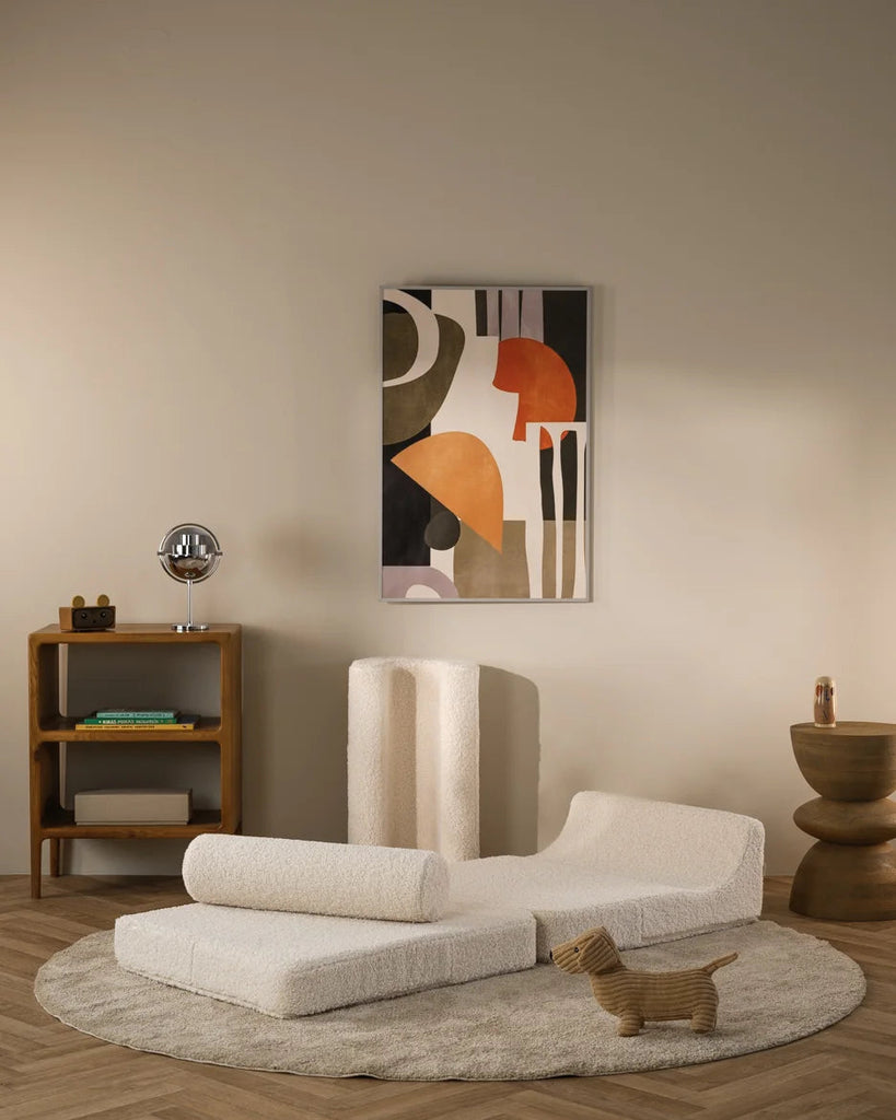 Kinder loungestoel | Flipster | Cream