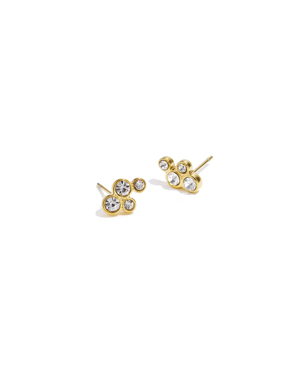 Oorbellen | Crystal cluster