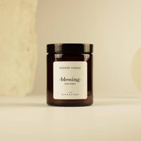 Geurkaars in glazen pot | Dark amber