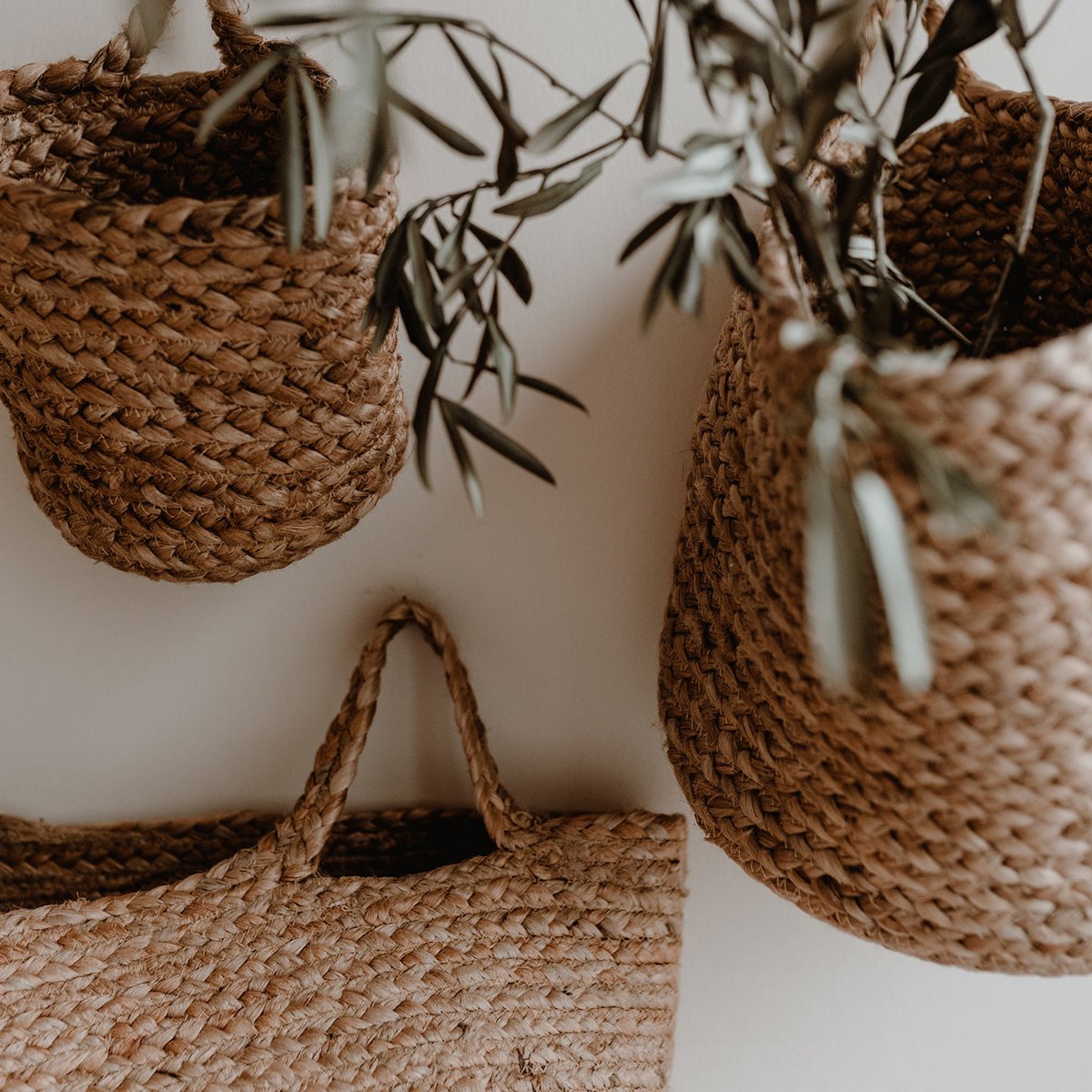Jute hangmandje | Ø 15 cm
