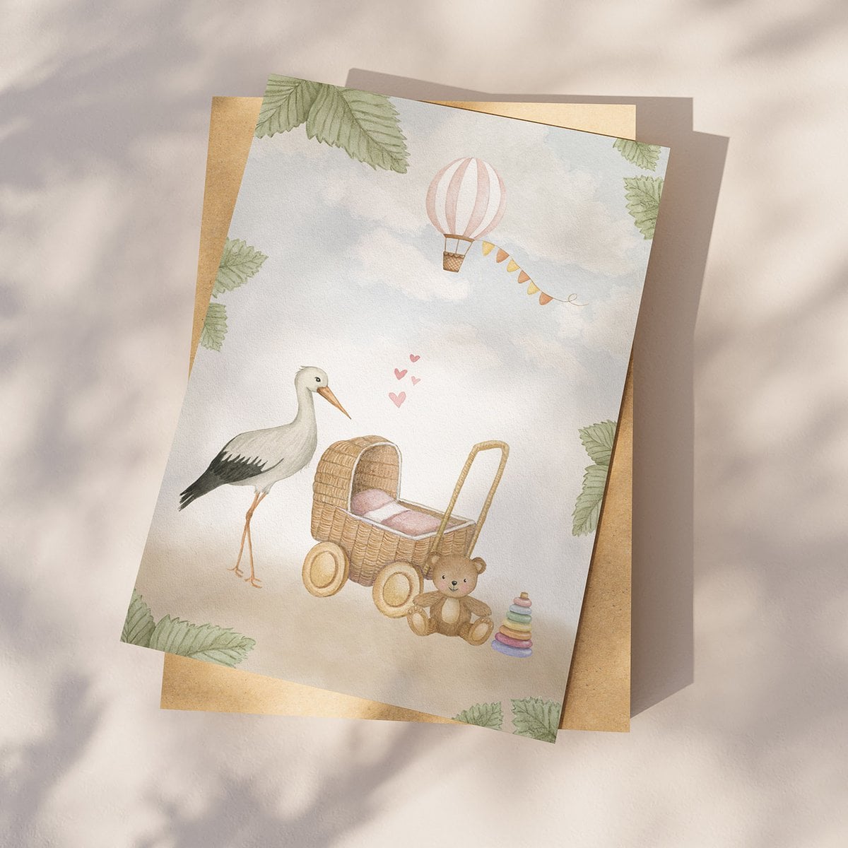 Wenskaart | Baby girl