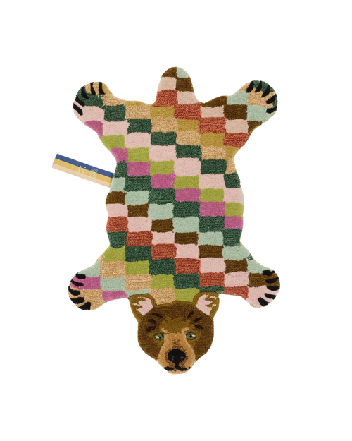 Vloerkleed | Archie check bear