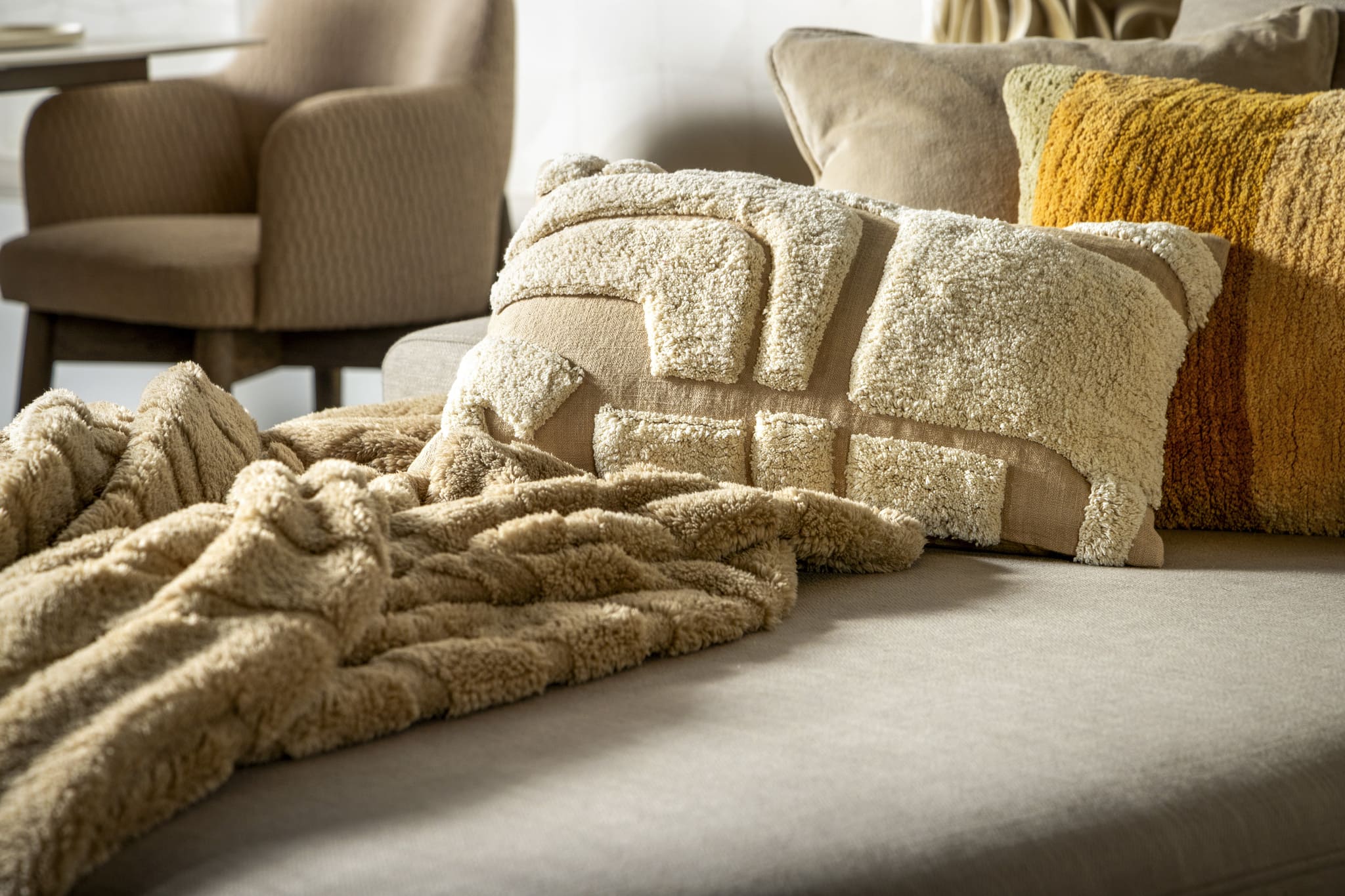 Plaid Leslie | 150 x 200 cm | Irish cream