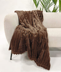 Plaid Ricky | 150 x 200 cm | Chocolate martini