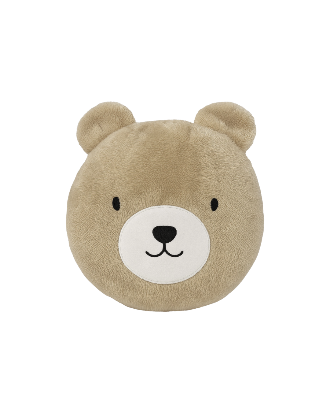 Sierkussen Bear | Ø 30 cm | Brown rice