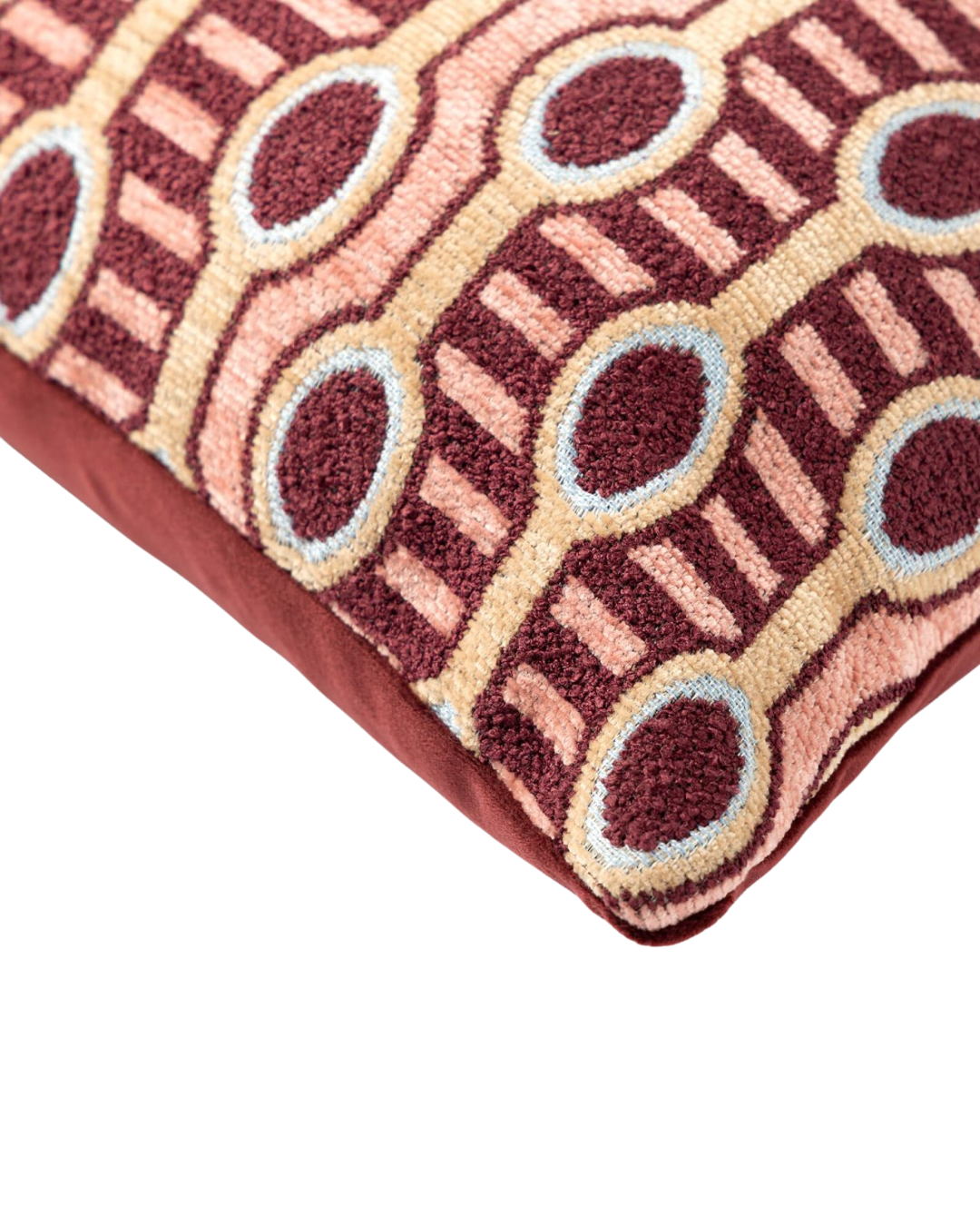 Sierkussen Liro | 30 x 50 cm | Maroon banner