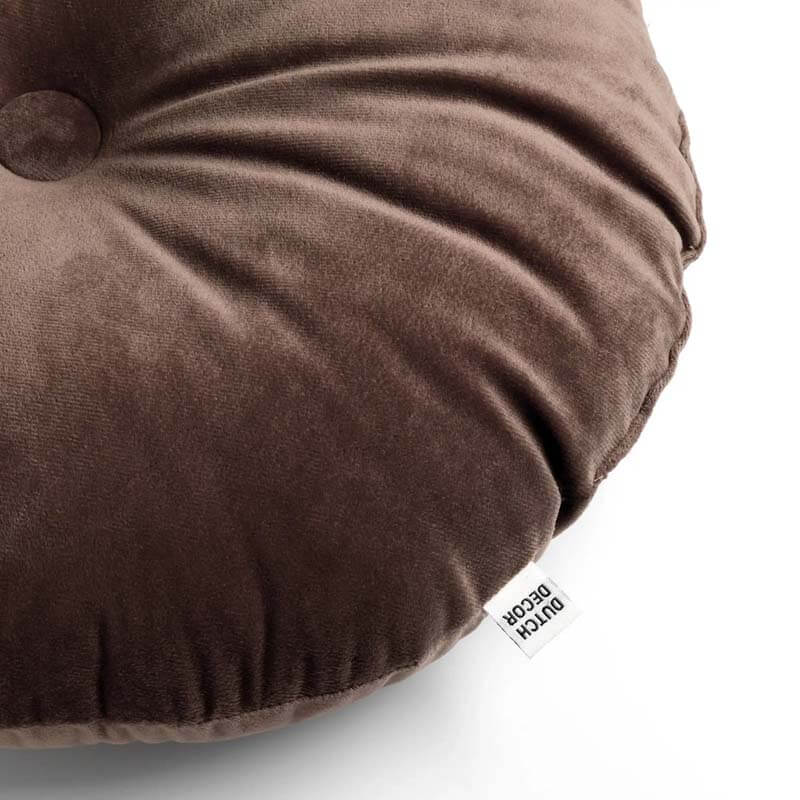 Sierkussen Olly | Ø 40 cm | Chocolate martini
