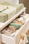 Hydrofieldoeken natural, soft olive & olive green | 3-pack | 30 x 30 cm