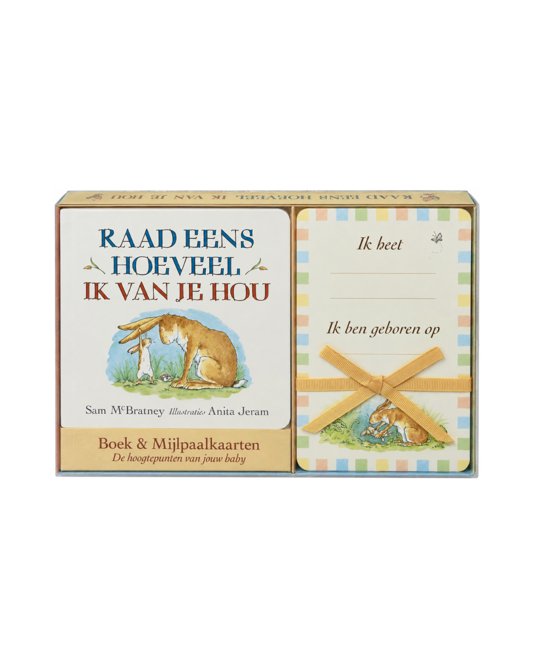 Pre-order | Kartonboekje & mijlpaalkaarten | Raad eens hoeveel ik van je hou