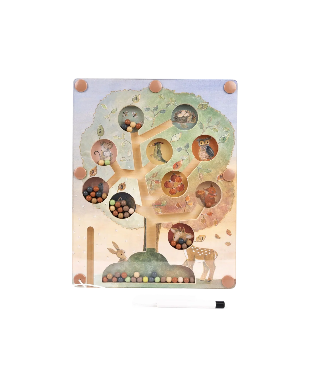 Pre-order | Magnetisch kleurendoolhof | Bosdieren