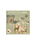 Pre-order | Magnetische puzzel | Set van 2 | Bos