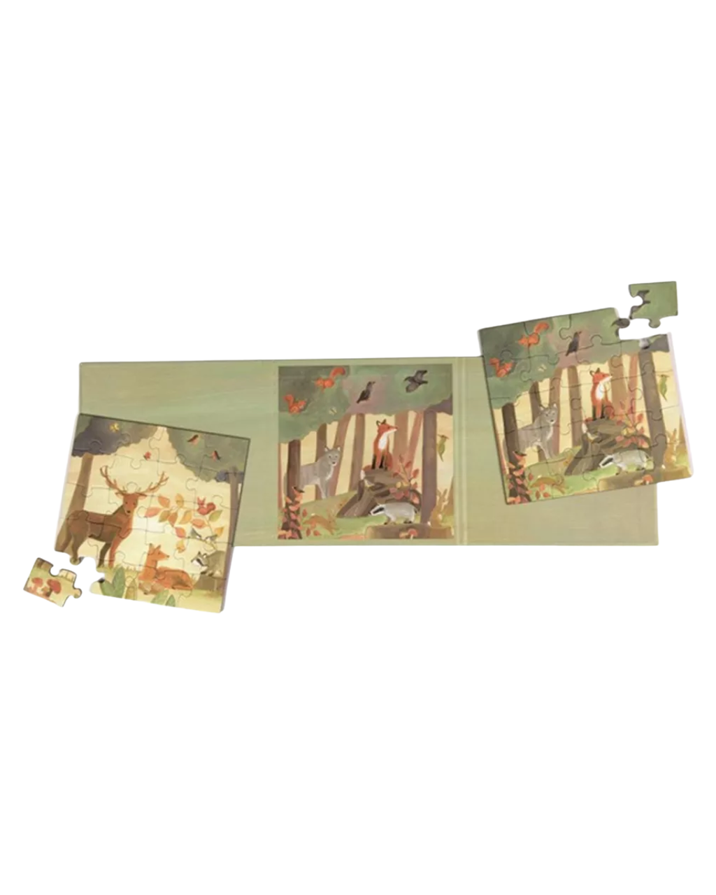 Pre-order | Magnetische puzzel | Set van 2 | Bos