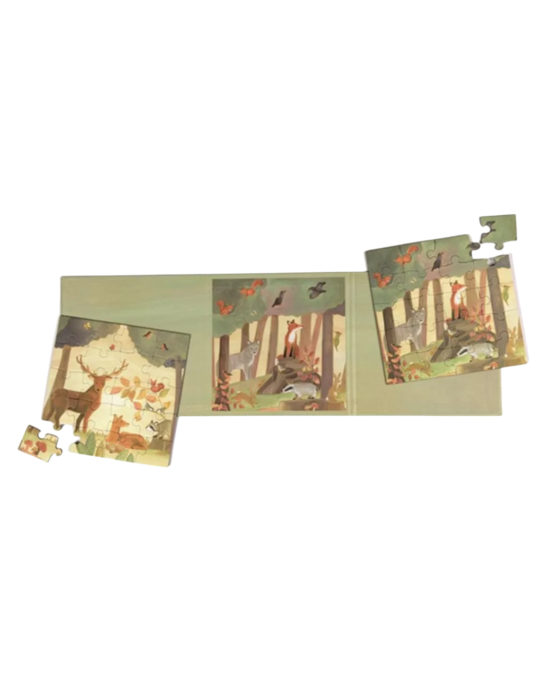 Pre-order | Magnetische puzzel | Set van 2 | Bos
